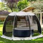 Leedor Screen House Tent Outdoor Canopy 10' x 10' x 7' H Gray