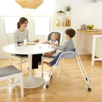 Ingenuity SmartClean Trio Elite 3-in-1 Convertible High Chair, Toddler Chair, And Booster Seat - Slate