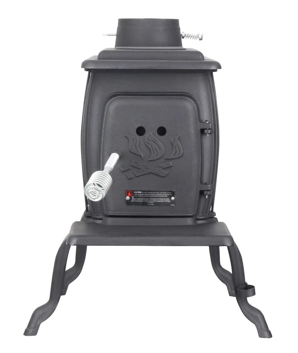US Stove Cast Iron Wood Stove, 900 Sq. Ft. - US1269E
