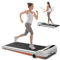 FYC Under Desk Walking Pad Treadmill With Incline, 2.5 HP, White