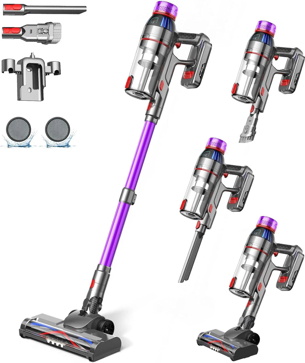 Senville Cordless Stick Vacuum Cleaner - 550W, 55 Min Runtime