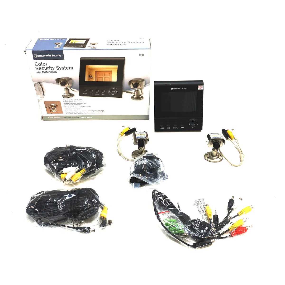 Bunker Hill Security Wired Color Security System With 2 Indoor/Outdoor Night Vision Cameras - 480 TVL