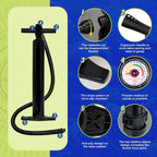 FunWater Inflatable Stand Up Paddle Board, 11 ft x 32 in x 6 in - SUP Paddle Accessories