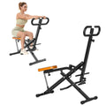 Hiii Foldable Squat Machine With Resistance Bands, 250 Pounds - Black