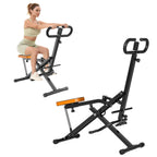 Hiii Foldable Squat Machine With Resistance Bands, 250 Pounds - Black