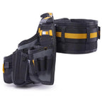 ToughBuilt Adjustable Handyman Tool Belt, Polyester, 27 Pockets, Black/Orange