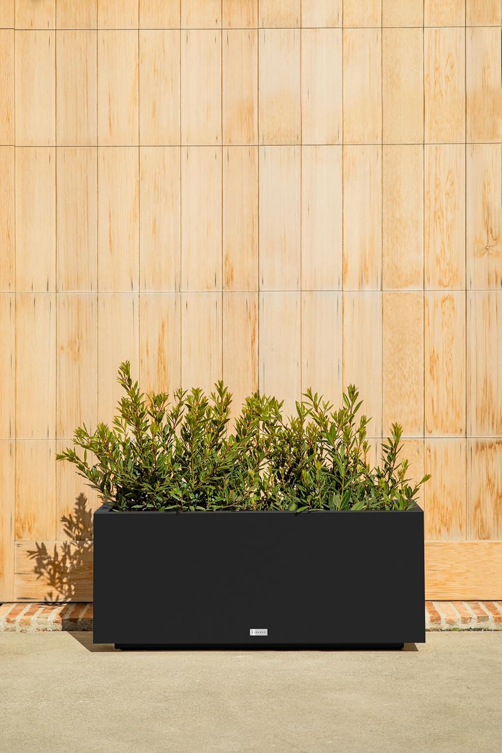 Veradek Rectangular Planter, Large, 16 in x 15 in x 38 in - Block Series Long Box