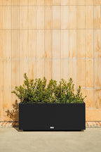 Veradek Rectangular Planter, Large, 16 in x 15 in x 38 in - Block Series Long Box