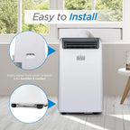 BLACK+DECKER Portable Air Conditioner 10,000 BTU for Rooms up to 450 Sq. Ft., White