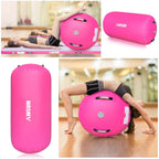 AWSUM Inflatable Air Gymnastics Training Mat, 10 ft, 13 ft, 16 ft, 4 inches Thick - With Electric Pump