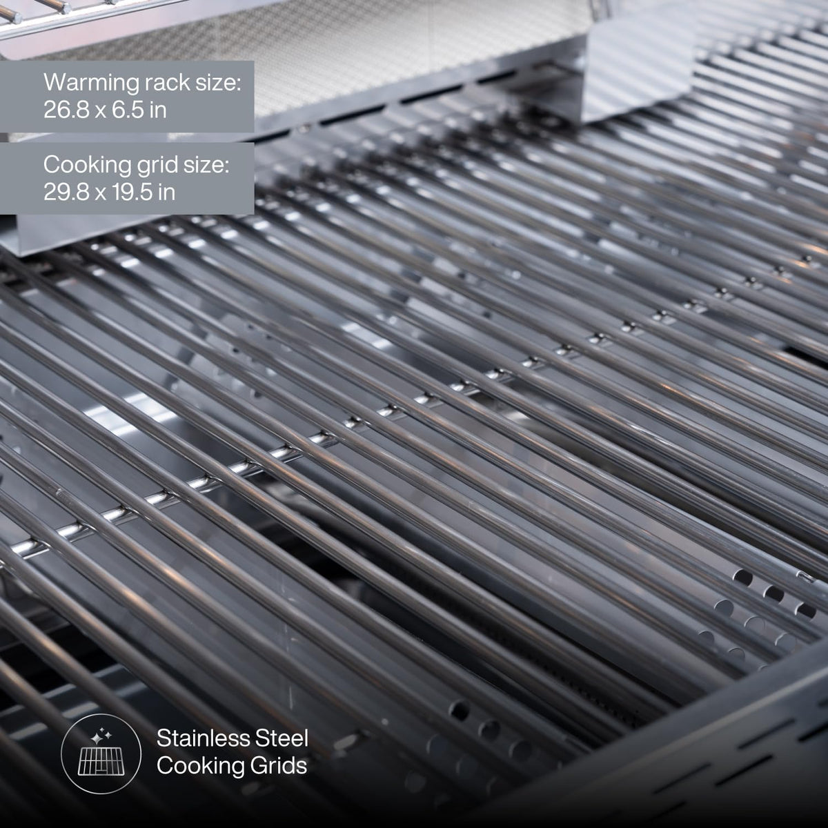 Spire 5 Burner Built-In Propane Gas Grill, Stainless Steel, 30 Inch, 750 SQ In, 63,000 BTUs - 740-0788P