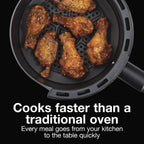 Proctor Silex Air Fryer, 3.7 Quart Capacity, Black - 35056