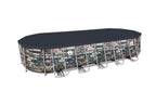 Coleman Power Steel 26' x 12' x 52 in Oval Above Ground Pool Set