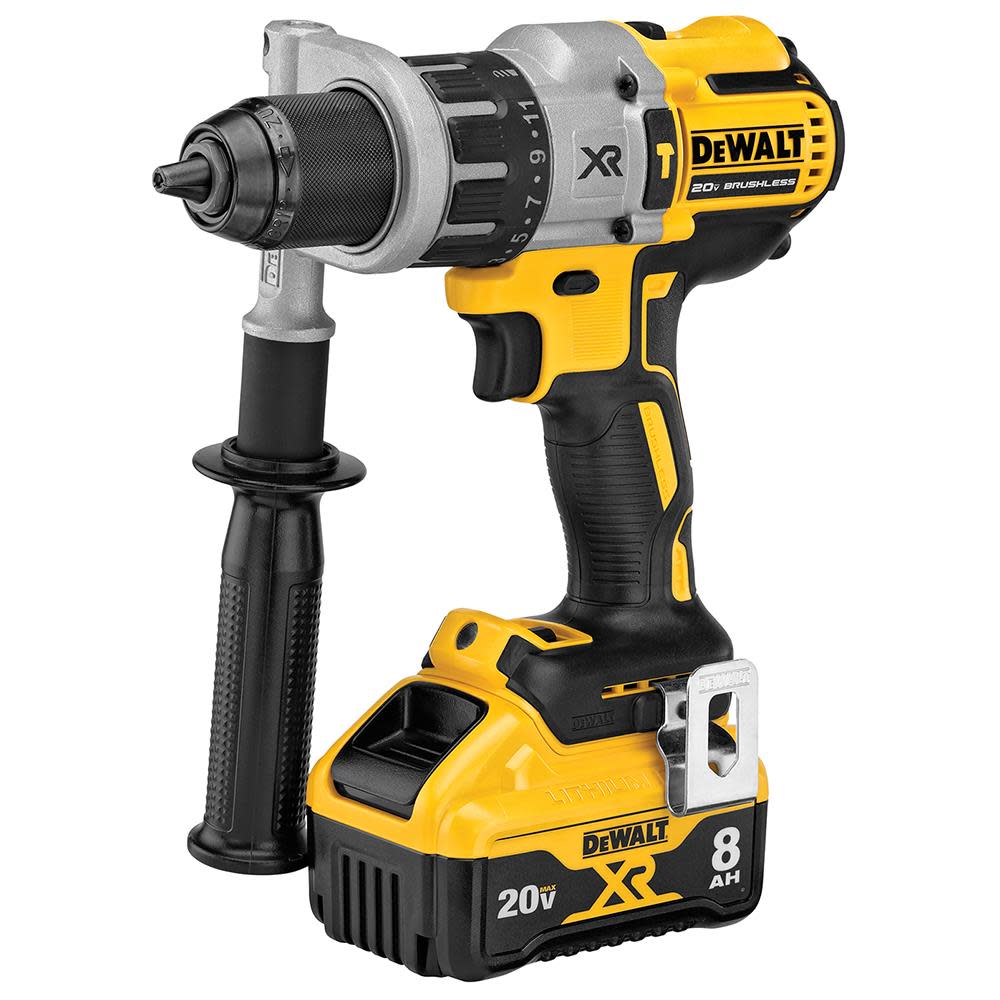 DEWALT 20V MAX XR POWER DETECT 1/2 In Brushless Hammer Drill/Driver Kit - DCD998W1
