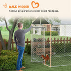 PawHut Outdoor Dog Kennel 19.7' x 7.5' x 7.5' With Waterproof Roof - D02-179V02SR