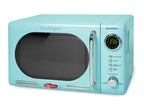 Nostalgia Retro Compact Countertop Microwave Oven 0.7 Cu. Ft. 700-Watts Orange