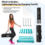 EAGLE PEAK Ultra Compact 4 ft x 4 ft Pop-Up Changing Room Canopy - Flex