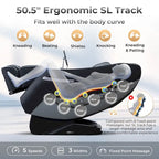 Costway Zero Gravity SL Track Full Body Massage Chair With Waist Heating
