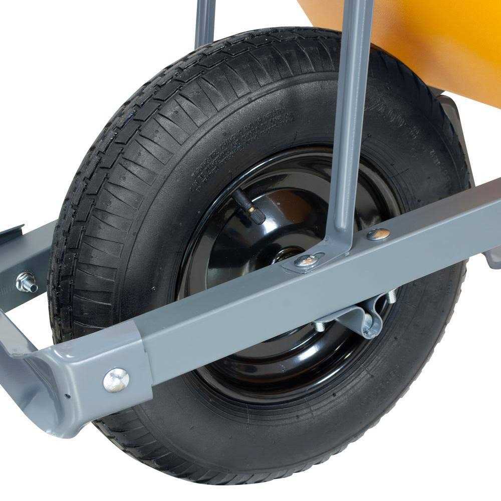 True Temper Poly Residential Wheelbarrow 6 cu ft - Total Control