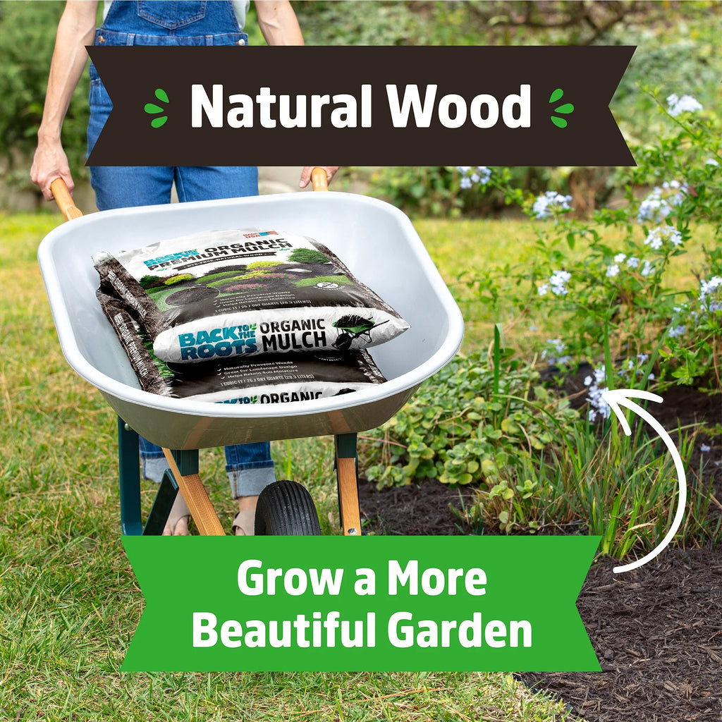 Back to the Roots Organic Bark Mulch - 10 1 cu. ft. Bags