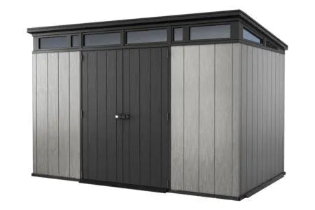 Keter Weather-Resistant Resin Storage Shed, 11 ft. x 7 ft. - Cortina