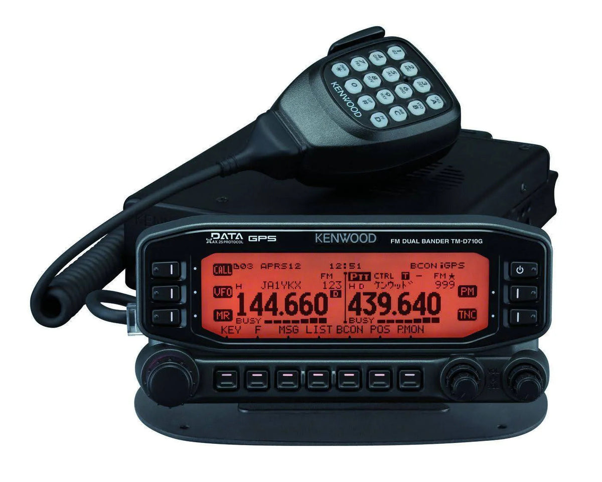 50W Dual-Band Mobile Amateur Radio With GPS, 2m/70cm - TM-D710GA