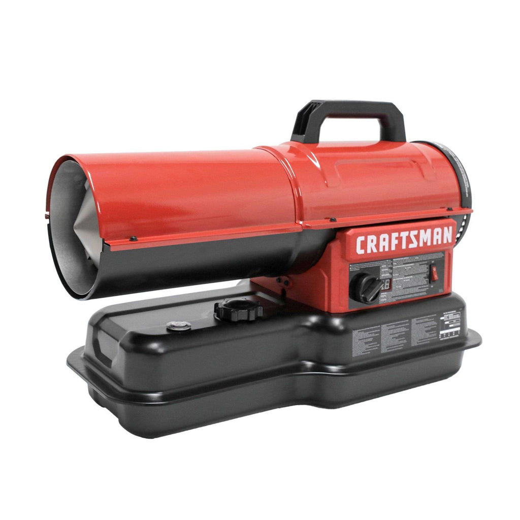 CRAFTSMAN Forced Air Kerosene Diesel Construction Portable Heater, 80,000 BTU - CMXEHAO80FAK