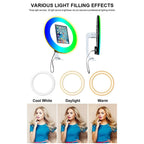 iPad Photo Booth with RGB Ring Light for 10.2in, 10.9in, 11in and 12.9in iPads