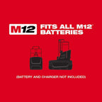 Milwaukee M12 12V Lithium-Ion Cordless 600 MCM Cable Cutter Kit With One 3.0Ah Battery, Charger And Hard Case