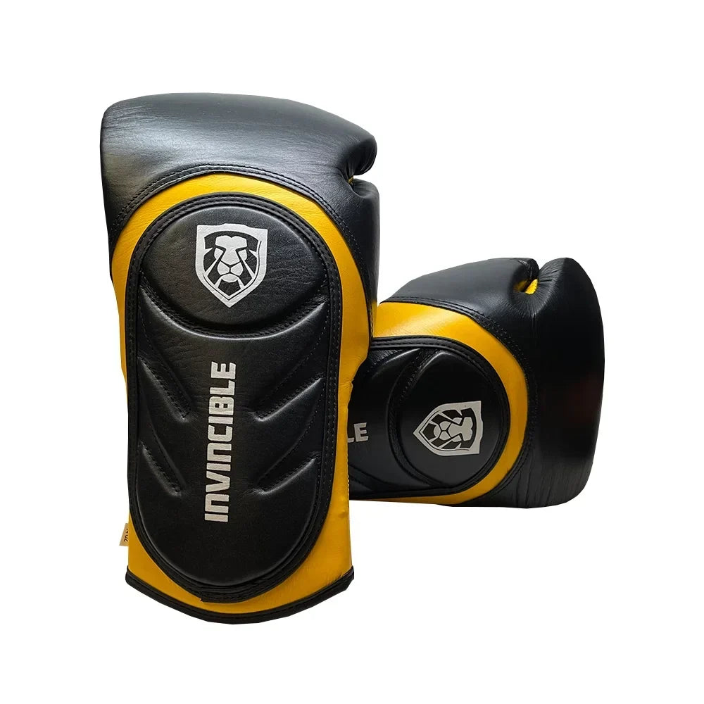 Invincible Fight Gear Leather Training Boxing Gloves - 12oz, 14oz - v2.0