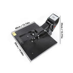 Clamshell Heat Press Machine, Auto Open, 16 x 20 inch - T-Shirt Sublimation Digital Transfer