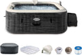 INTEX PureSpa Greystone Deluxe Spa Set, 6 Person, 77 x 77 x 28 in - 28451EP