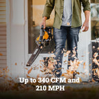 WORX 40V Cordless Leaf Blower, Vacuum And Mulcher With 2 x 4.0 Ah Batteries And Charger - WG583