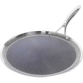 Hexclad 12 Inch Hybrid Stainless Steel Nonstick Griddle Fry Pan