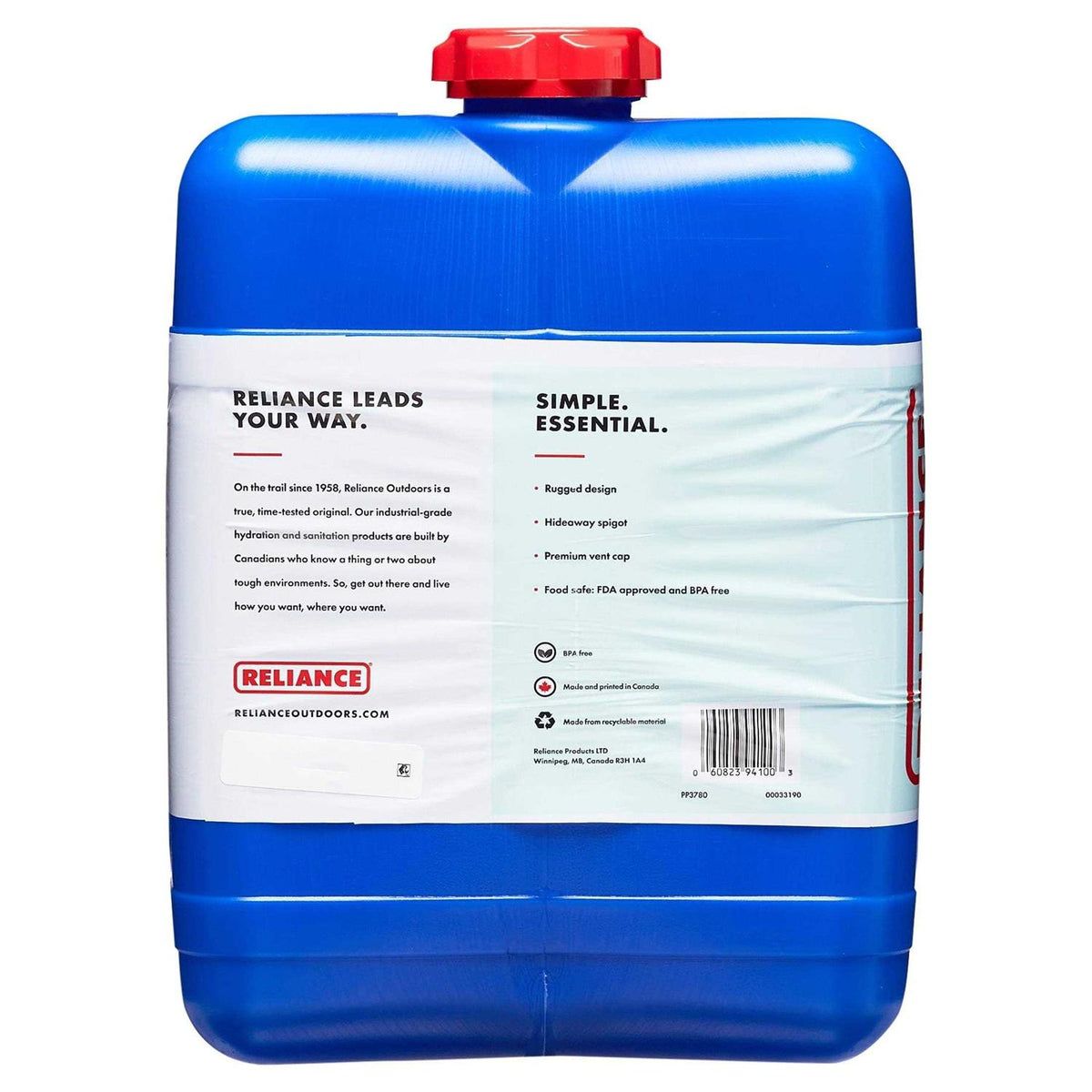 Reliance Aqua-Tainer 7 Gallon Water Container
