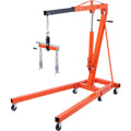 BENTISM Folding Engine Hoist With Leveler, 4400 lbs/2 ton - Heavy-Duty