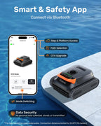 Cordless Robotic Pool Vacuum Cleaner With Smart Navigation And Wall And Waterline Cleaning