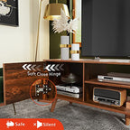 WLIVE Mid-Century TV Stand For 50/55/60inch TVs, 53.6in W x 15.7in D x 18.9in H