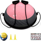 IFAST Balance Trainer 23 Inch Half Ball With Resistance Bands - 660LB Weight Capacity