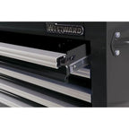 Westward Rolling Tool Cabinet, Black, 42 in x 18 15/16 in x 39 13/16 in, 13 Drawers - 32H892