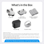 4K UHD Camera Drone Under 249 g With 3-Axis Gimbal, 10 km Video Transmission, Auto Return And 31-Min Flight Time