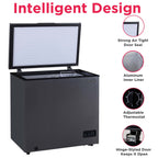 Frigidaire Chest Freezer, 5.0 Cu. Ft., Black Granite Design
