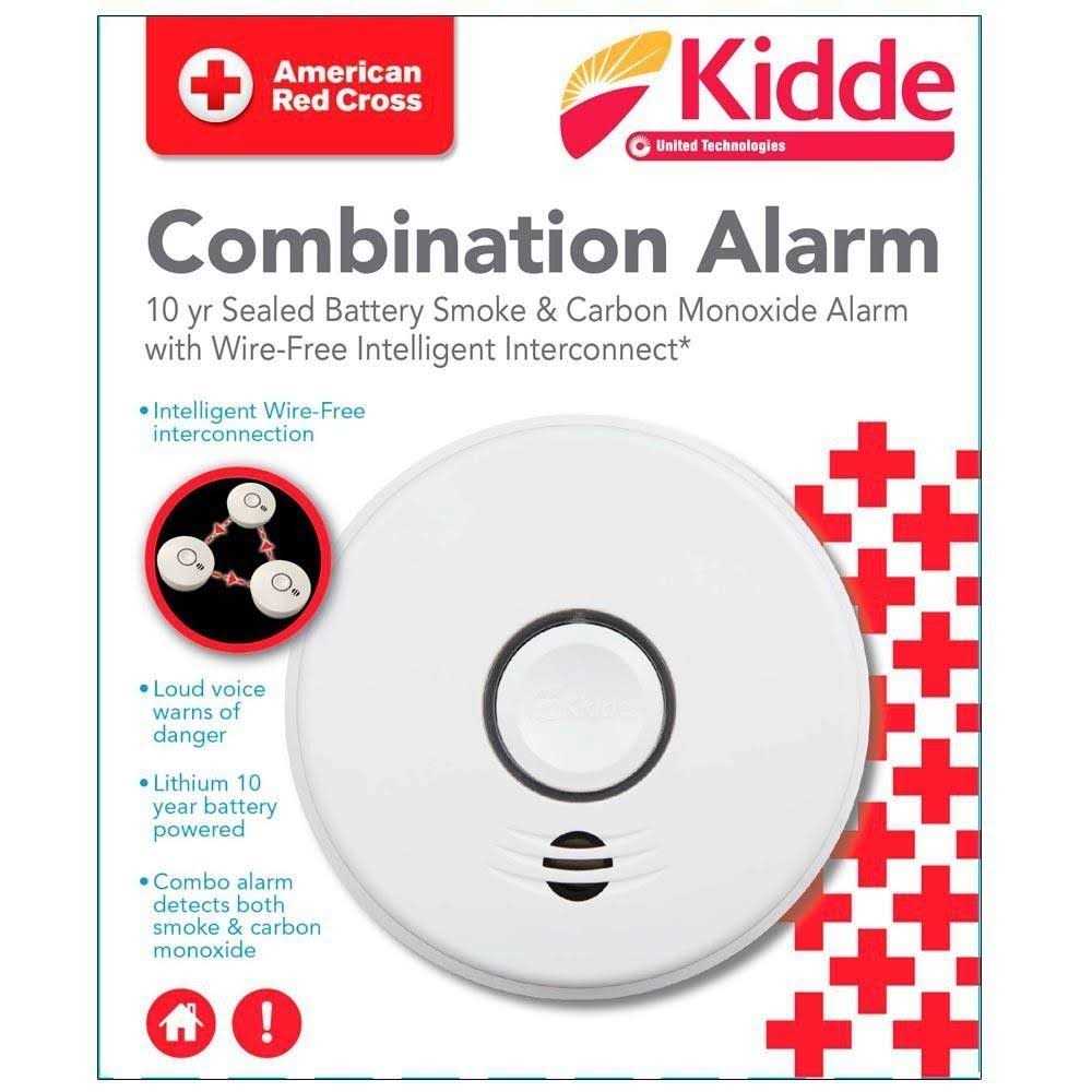 Kidde Wire-Free Interconnected Smoke And Carbon Monoxide Alarm, 10-Year Sealed Battery - P4010DCSCO-W