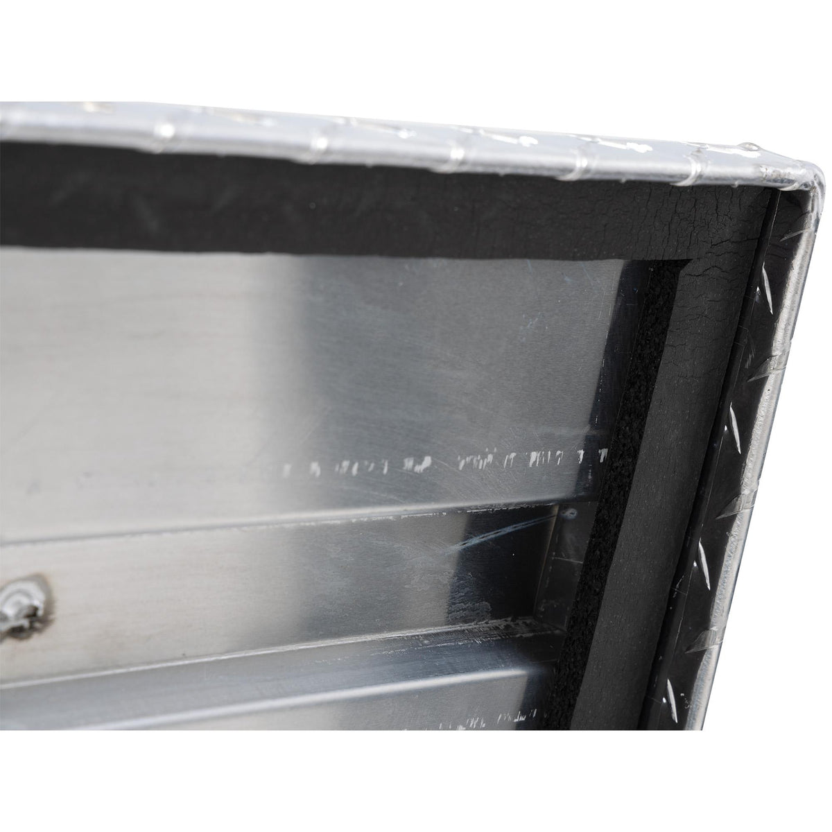 UWS Low Profile Aluminum Truck Tool Box With Stainless Steel Handles - Pickup Bed Storage Chest