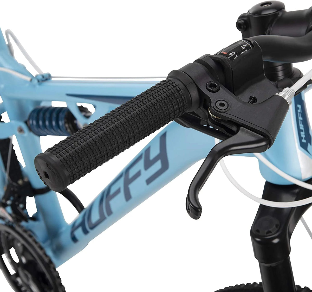 Huffy Women's Full Suspension Mountain Bike, Blue, 26 in - Marker