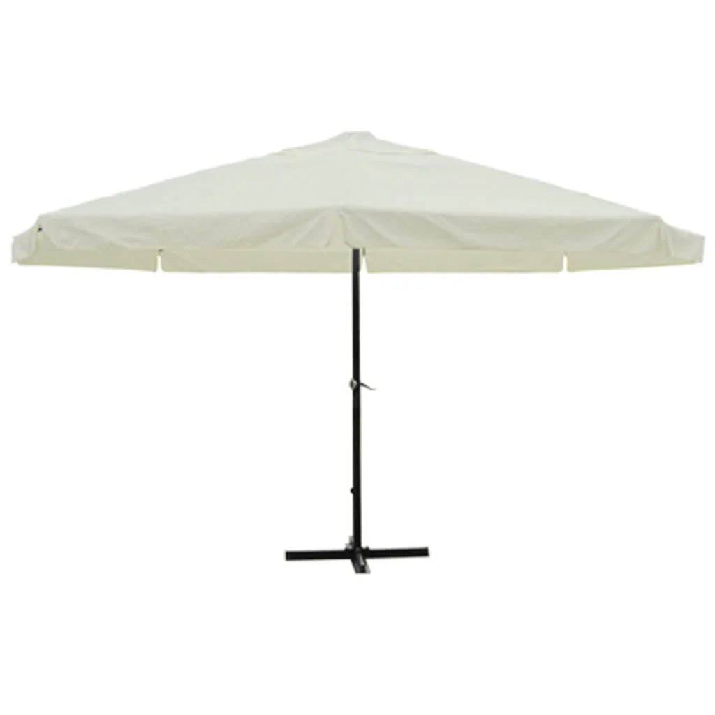 vidaXL Garden Parasol, Azure Blue Polyester With PA Coating, 196.9in x 118.1in