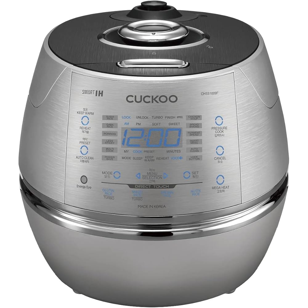 10-Cup Induction Heating Pressure Rice Cooker - Stainless Steel