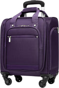 Underseat Carry-On Softside Spinner Luggage - Underseat-14-Inch-Plus
