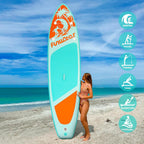 FunWater Inflatable Stand Up Paddle Board, 11 ft x 32 in x 6 in - SUP Paddle Accessories