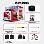 maXpeedingrods 4000 Peak Watt 3200 Running Watt Portable Gas Inverter Generator With Bluetooth App, RV Ready, CO Alarm - MXR4000